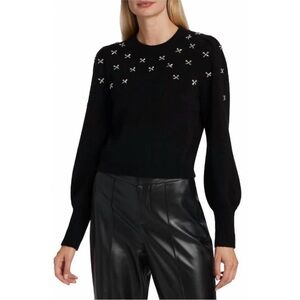Cami Nyc Lulie Embellished Wool Sweater size S